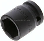 Kraftschraubereinsatz 1/2" 6-kant 22 mm Gedore BLAU