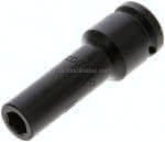 Kraftschraubereinsatz 1/2" lang 6-kant 10 mm,Gedore BLAU