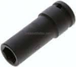 Kraftschraubereinsatz 1/2" lang 6-kant 17 mm Gedore BLAU