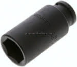 Kraftschraubereinsatz 1/2" lang 6-kant 27 mm,Gedore BLAU