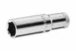 Steckschlüsseleinsatz 1/4", lang 6-kant 7/16",Gedore BLAU