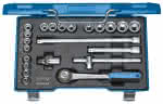Steckschlüssel-Satz 3/8" 22-tlg 6-kant 6-22 mm,Gedore BLAU