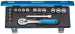 Steckschlüssel-Satz 3/8" 16-tlg UD 6-19 mm,Gedore BLAU