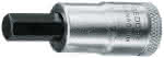 Schraubendrehereinsatz 3/8" Innen-6kt 5/16",Gedore BLAU