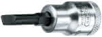 Schraubendrehereinsatz 3/8" Schlitz 6,5x1,2 mm,Gedore BLAU