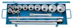 Steckschlüssel-Satz 3/4" 16-tlg 6-kant 22-60 mm,Gedore BLAU