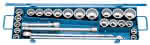 Steckschlüssel-Satz 3/4" 25-tlg UD-Profil mm+ZOLL,Gedore BLAU