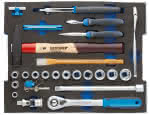 Sortiment Handwerker 26tlg in L-BOXX 136 Modul,Gedore BLAU