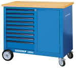 Rollwerkbank mit 9 Schubladen,Gedore BLAU