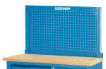 Rückwand leer,Gedore BLAU