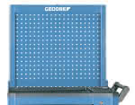 Rückwand leer 768x770x116 mm,Gedore BLAU