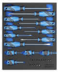 Schraubendreher-Satz in CT-Modul 15-tlg,Gedore BLAU