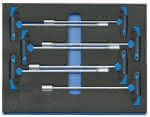 Steckschlüssel-Satz in CT-Modul 7tlg,Gedore BLAU