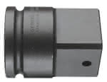 Kraftschrauber-Vergrößerungsstück 1.1/2"auf 2.1/2",Gedore BLAU