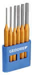 Splinttreiber-Satz 6-tlg im PVC-Halter,Gedore BLAU