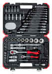 Steckschl.Satz 1/4+1/2 92tlg,Gedore RED