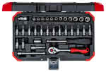 Steckschl.Satz 1/4 SW4-13mm 33tlg,Gedore RED