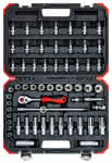 Steckschl.Satz 3/8 SW6-24mm 59tlg,Gedore RED