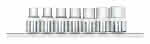 Steckschl.Satz 1/2 TX +Leiste 7tlg,Gedore RED