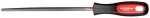 Rundfeile Hieb 2 L.310mm 2K-Griff,Gedore RED