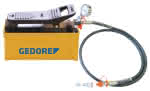 Hydr. Pumpe, luftbetrieben mit Manometer,Gedore Automotive