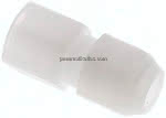 Aufschraub-Verschraubung G 1/,4"-8x6mm, Polypropylen