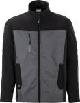 Hybridjacke, schiefer/schwarz, Gr.54