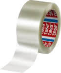 tesa 60412 Packband,66m x 75mm, transparent,aus recyceltem Polyester