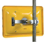 Halter für Wand-und,Pfostenmontage 2-Punkt,Halter für Spiegel - B600/900xH400/600 mm