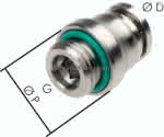 Gerader Steckanschluss G 1/8"-,6mm, IQS-ES LE