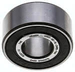 Schrägkugellager zweireihig,,DIN 628, 17x40x17,5mm, 2RS abg