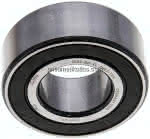 Schrägkugellager zweireihig,,DIN 628, 35x72x27mm, 2RS abged