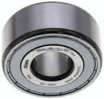 Schrägkugellager zweireihig,,DIN 628, 20x52x22,2mm, offen