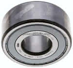 Schrägkugellager zweireihig,,DIN 628, 25x62x25,4mm, 2Z gesc