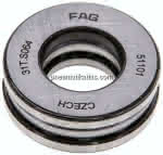 Axial Rillenkugellager, DIN,711, 12x26x9mm, ebene Auflage