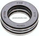 Axial Rillenkugellager, DIN,711, 17x30x9mm, ebene Auflage