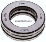 Axial Rillenkugellager, DIN,711, 20x35x10mm, ebene Auflage