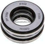 Axial Rillenkugellager, DIN,711, 12x28x11mm, ebene Auflage