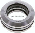 Axial Rillenkugellager, DIN,711, 30x52x17,8mm, kugelige Au