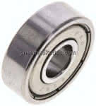 Rillenkugellager, DIN 625,,8x22x7mm, 2Z geschlossen (nich