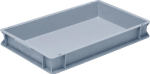 Eurobehälter grau 14 l,BxTxH 600x400x75 mm,grau - RAKO-Behälter