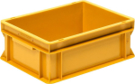 Eurobehälter gelb 12 l,BxTxH 400x300x145 mm,gelb - RAKO-II-Behälter