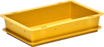 Eurobehälter gelb 2 l,BxTxH 300x200x65 mm,gelb - RAKO-Behälter