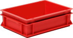 Eurobehälter rot 10 l,BxTxH 400x300x120 mm,rot - RAKO-Behälter