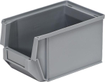 Sichtlagerkasten Gr. 4,BxTxH 147x230x132 mm,grau - SILAFIX Material PP