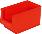Sichtlagerkasten Gr. 3,BxTxH 200x350x200 mm,rot - SILAFIX Material PP