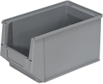 Sichtlagerkasten Gr. 3,BxTxH 200x350x200 mm,grau - SILAFIX Material PP