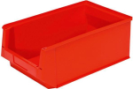 Sichtlagerkasten Gr. 2,BxTxH 310x500x200 mm,rot - SILAFIX Material PP