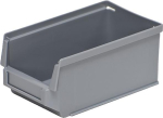 Sichtlagerkasten Gr. 5,BxTxH 102x170x78 mm,grau - SILAFIX Material PP