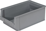 Sichtlagerkasten Gr. 2,BxTxH 310x500x200 mm,grau - SILAFIX Material PP